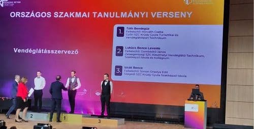 Izsák Bence, Vendéglátásszervező, 3. hely - Szegedi SZC Krúdy Gyula Szakképző Iskola